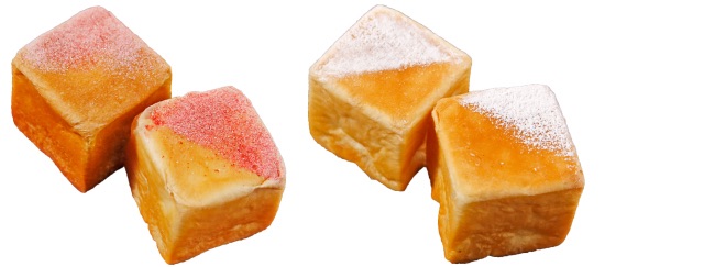 パラダイスキッチンの苺のクリームパン／ホワイトチョコクリームパン